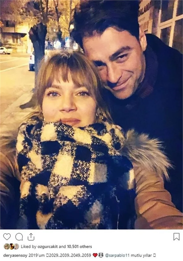 Ünlü isimler yeni yıla böyle girdi!