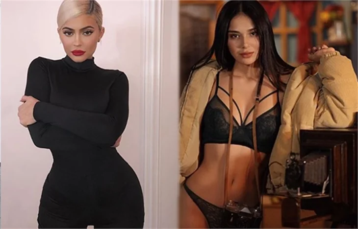 Merve Taşkın'dan Kylie Jenner'a gönderme!