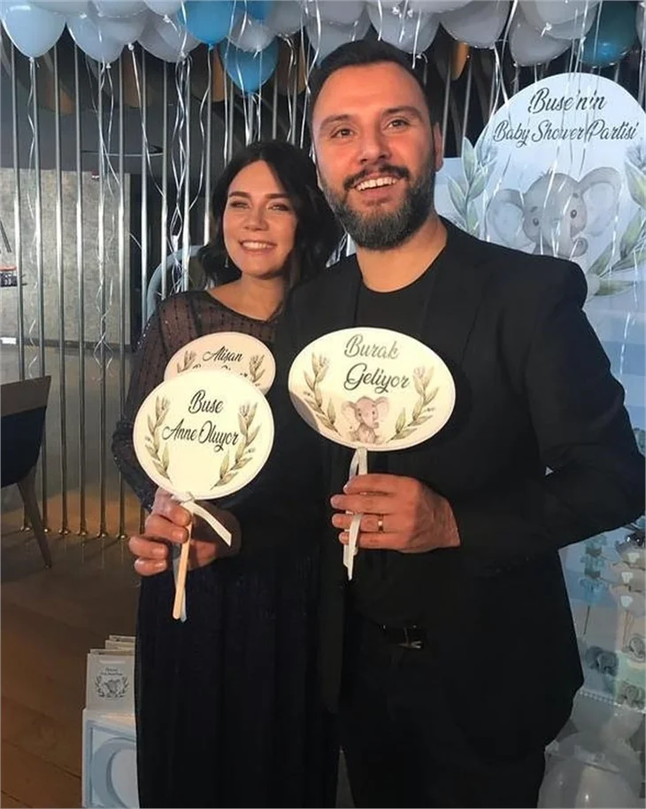 Alişan ve Buse Tektaş, baby shower partisi yaptı