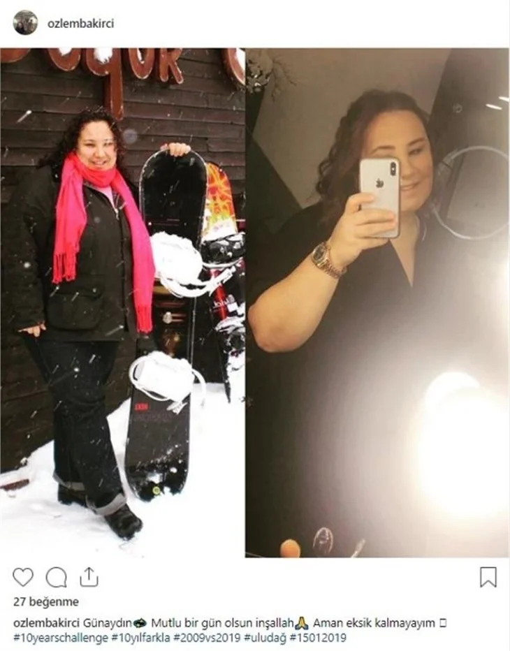 Ünlüler de o akıma uydu! 10 yıl önceki görüntüleri olay oldu!