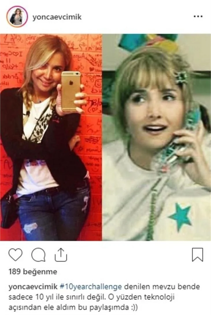 Ünlüler de o akıma uydu! 10 yıl önceki görüntüleri olay oldu!