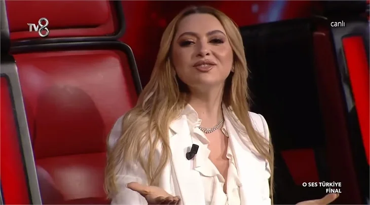 O Ses Türkiye'de transparan Hadise