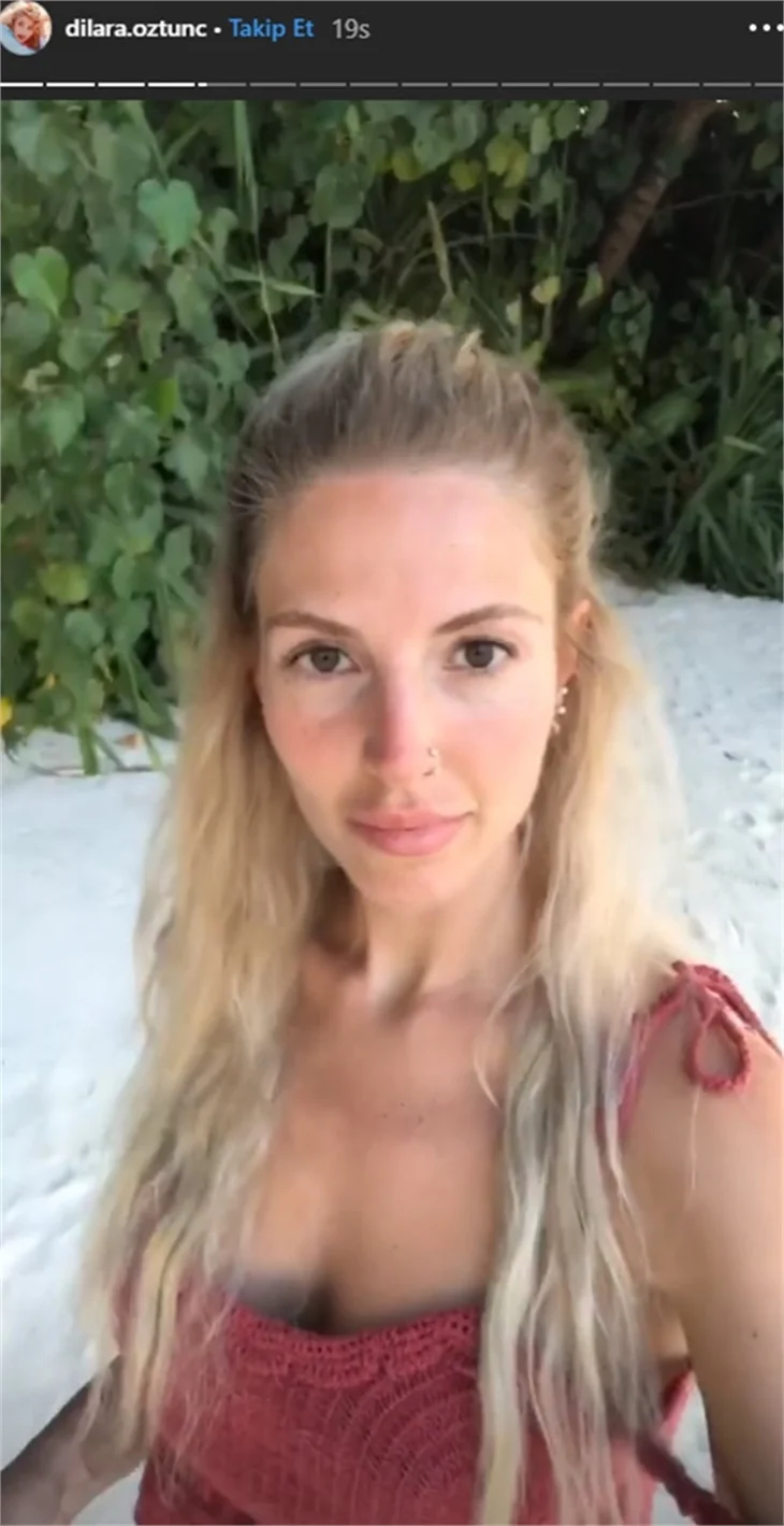 Dilara Öztunç'un rüya tatili!