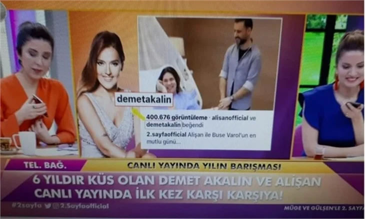 6 yıllık küslük bitti! Demet Akalın ile Alişan barıştı!