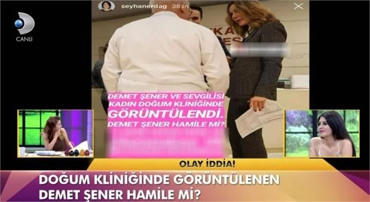 Flaş iddia! Demet Şener üçüncü çocuğuna mı hamile?
