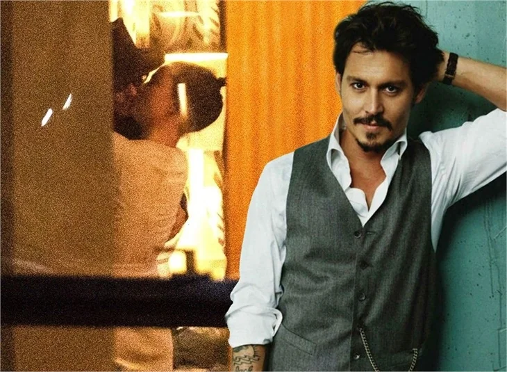 Johnny Depp, yeni sevgilisiyle öpüşürken yakalandı!
