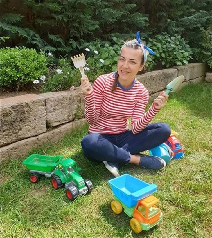 Burcu Kara yorgun düştü!