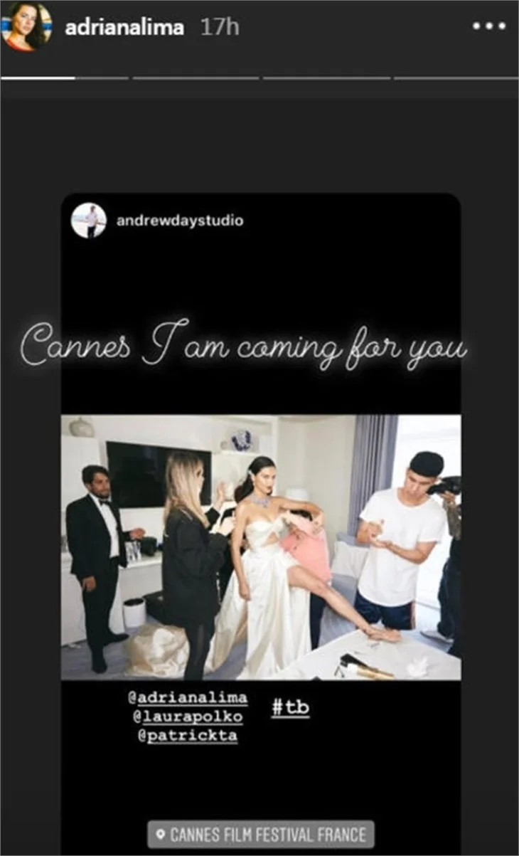 Adriana Lima sosyal medya hesabından açıkladı: "Senin için geliyorum"