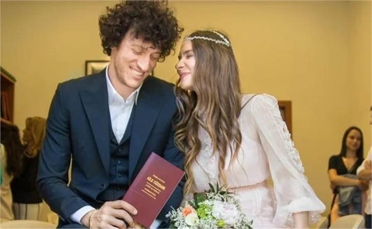 Müge Boz ve Caner Erdeniz nikahından ilk kareler!
