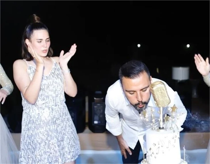 Buse Varol'dan eşi Alişan'a sürpriz doğum günü partisi!