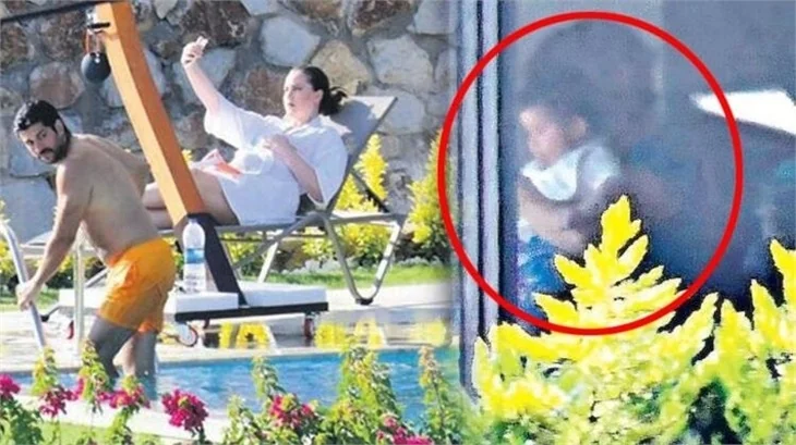 Burak Özçivit-Fahriye Evcen çiftinin oğulları Karan ilk kez görüntülendi!