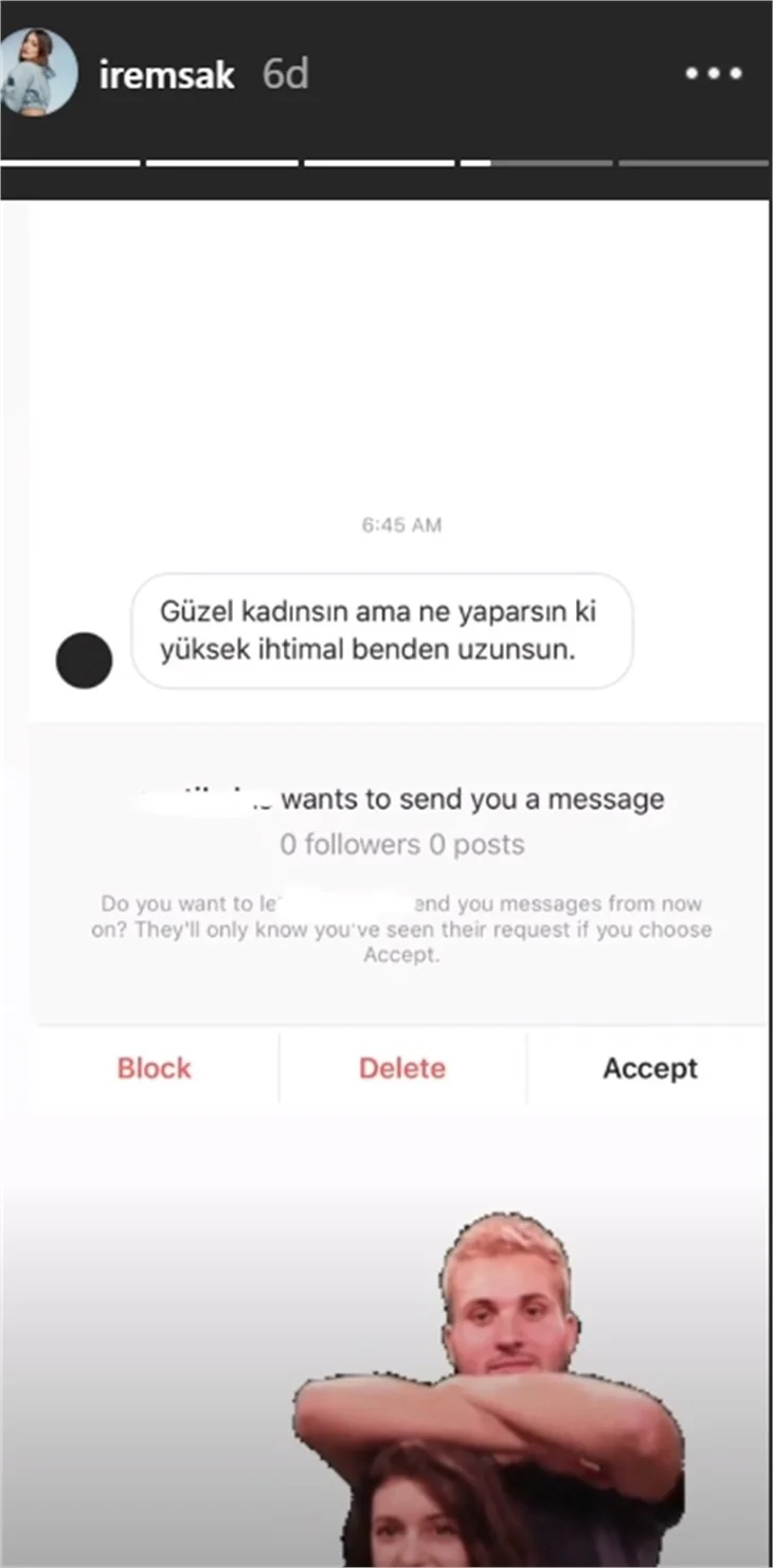 İrem Sak o mesajları ifşa etti!