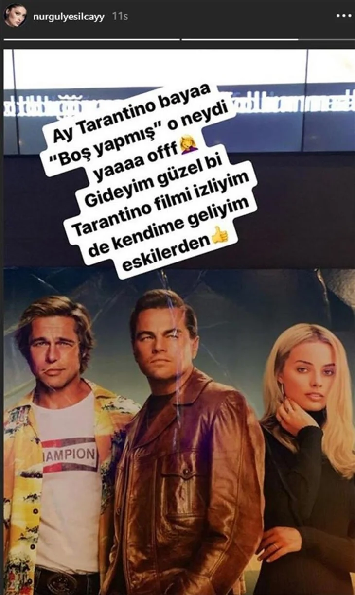 Nurgül Yeşilçay: "Baya boş yapmış"