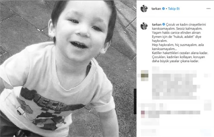 Tarkan: "Hep haykıralım..."