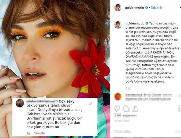 Gülden Mutlu ahlaksız yorumu ifşa etti!