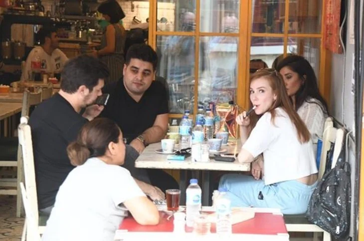 Elçin Sangu'nun pazar keyfi!