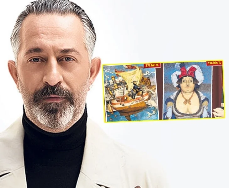 Cem Yılmaz iki tabloya 486 bin TL ödedi!