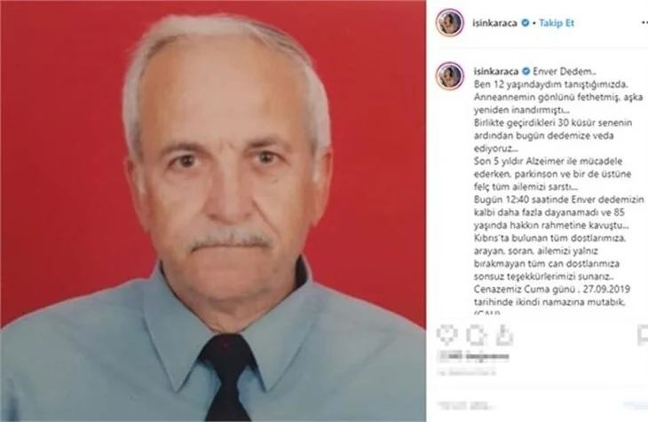 Işın Karaca ölüm haberini böyle duyurdu!