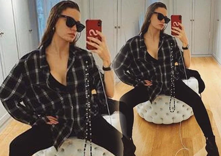 Serenay Sarıkaya paylaştı, fotoğraftaki detay olay oldu!
