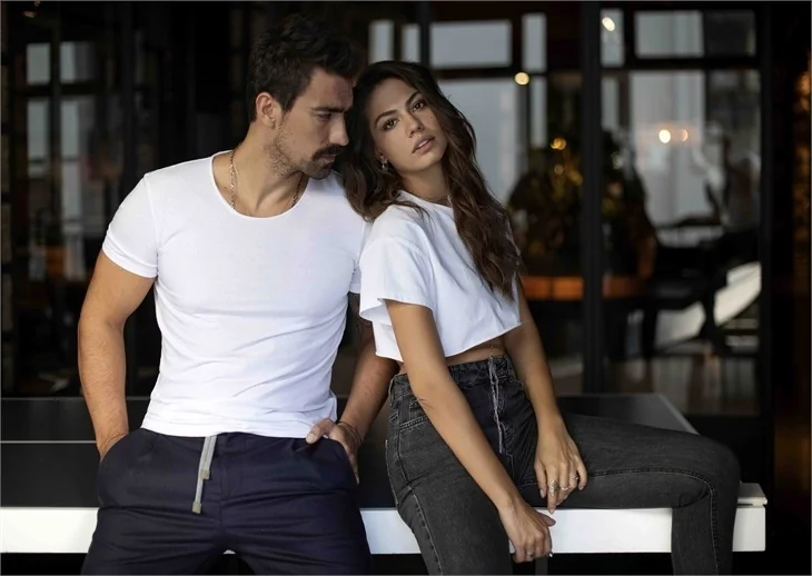 Demet Özdemir ve İbrahim Çelikkol'un dizisinden ilk fotoğraflar geldi!