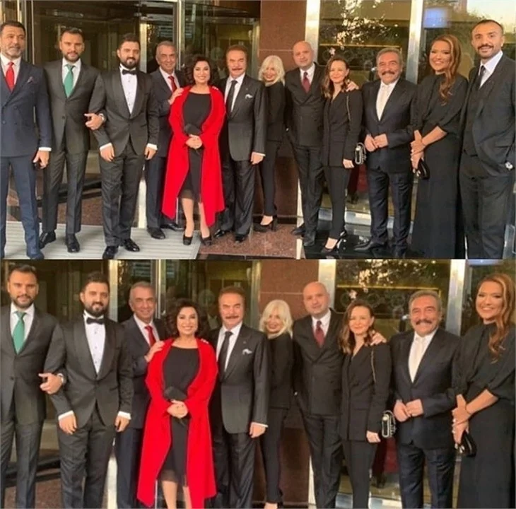 Kabul törenine ünlü isimler akın etti!