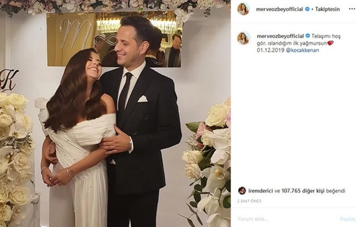 Merve Özbey nişanlandı!