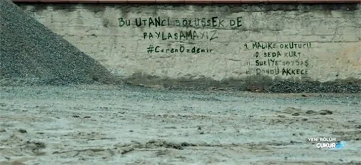 Çukur dizisinden Ceren Özdemir yazısı!