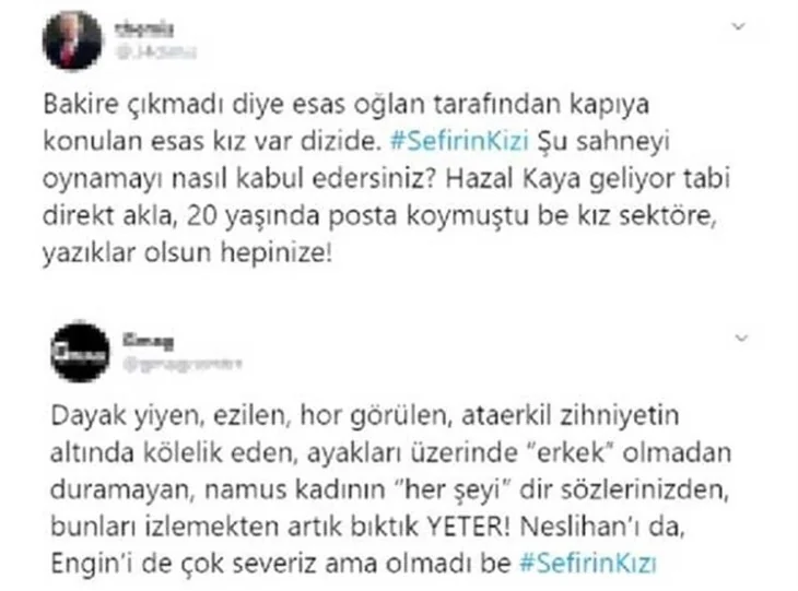'Sefirin Kızı' dizisindeki bekaret sahnesi tepki çekti!