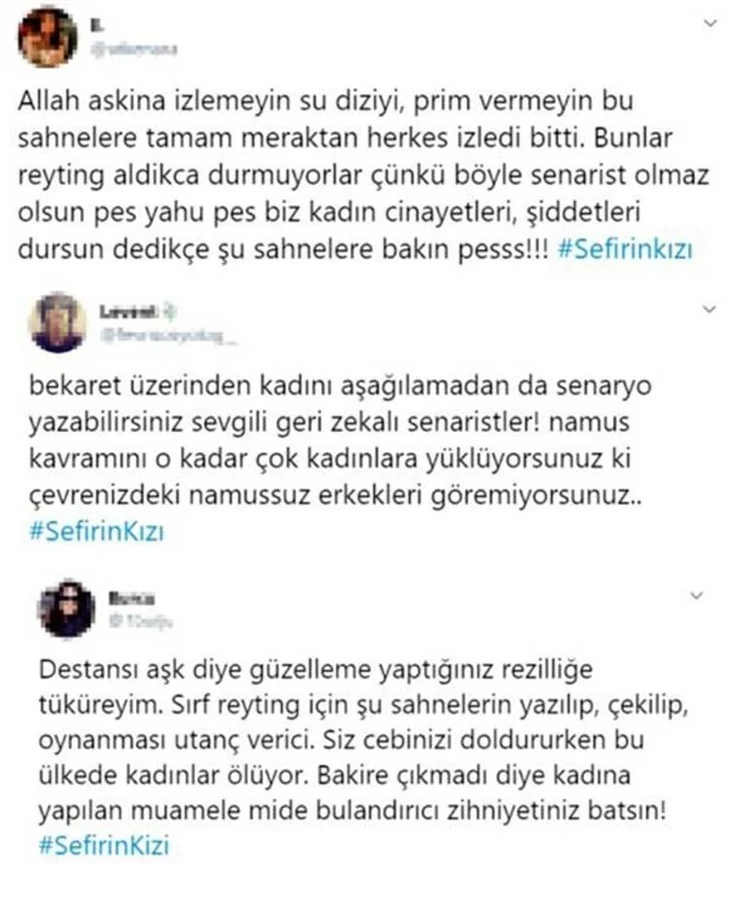 'Sefirin Kızı' dizisindeki bekaret sahnesi tepki çekti!