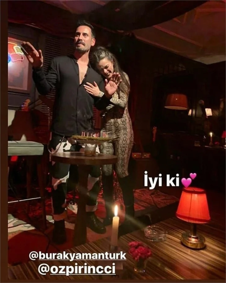Özge Özpirinçci sevgilisi için parti verdi!