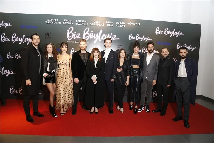 'Biz Böyleyiz'in galasına ünlü isimler akın etti!