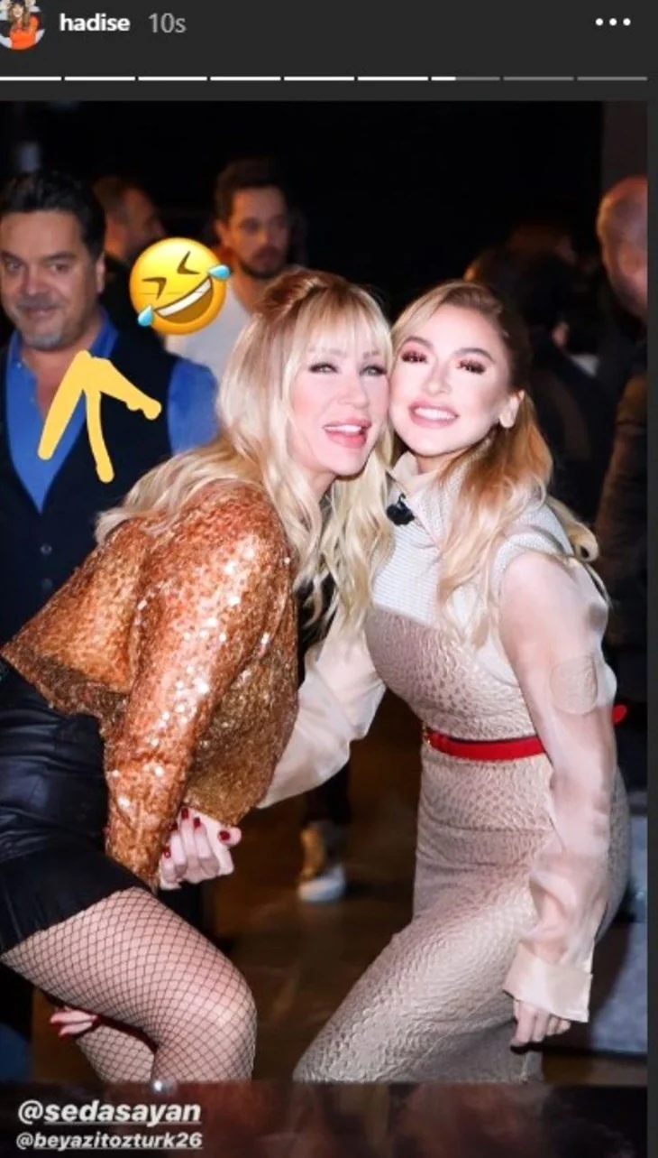Hadise'nin paylaşımındaki Beyazıt Öztürk ayrıntısı!