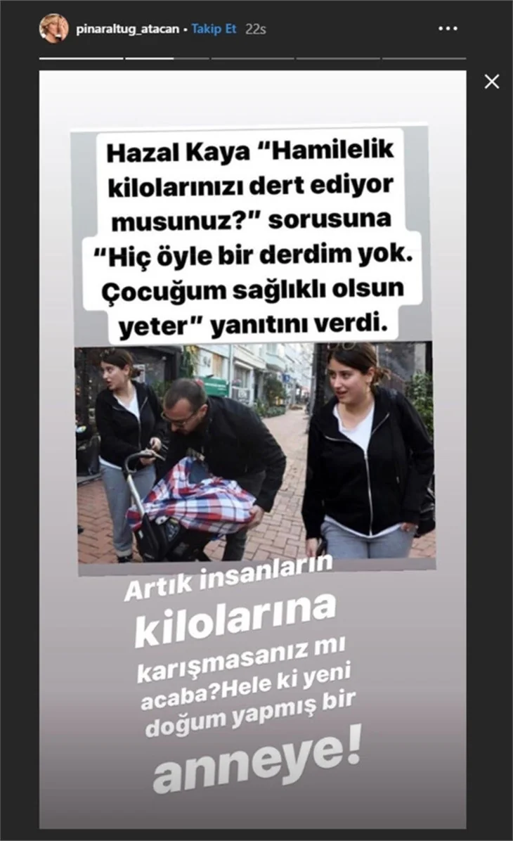 Pınar Altuğ, Hazal Kaya'ya böyle destek oldu!