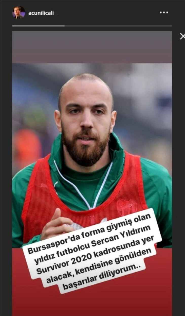 Acun Ilıcalı açıkladı! Ünlü futbolcu Survivor'da!
