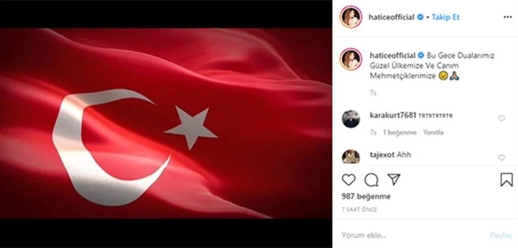 Türkiye şehitlerine ağlıyor! Ünlülerin İdlib paylaşımları