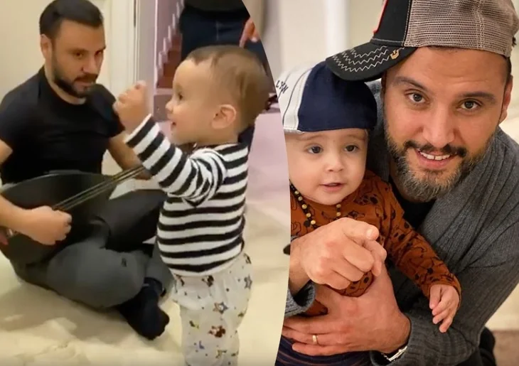 Alişan çaldı, oğlu Burak dans etti!