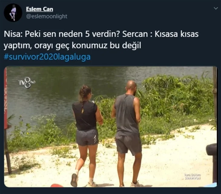 Survivor'da Sercan, Nisa'ya açıldı... Sosyal medya sallandı!