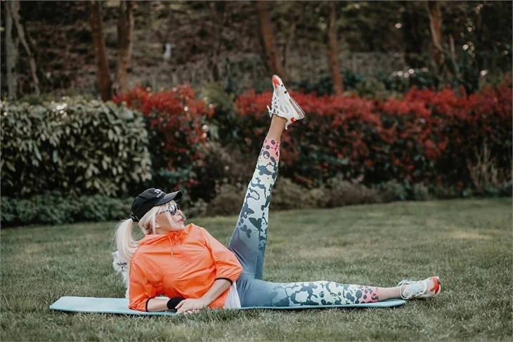 Ajda Pekkan'ın karantina sporu!
