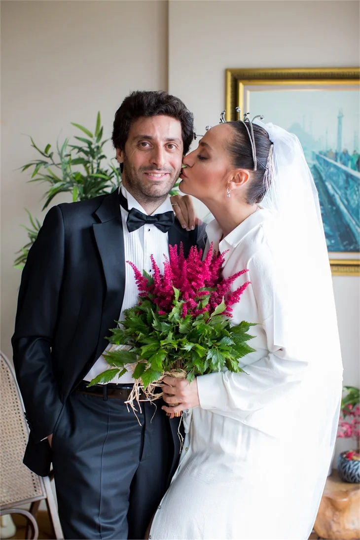 Didem Balçın ve Can Aydın'dan karantina usulü nikah!