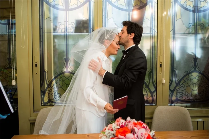 Didem Balçın ve Can Aydın'dan karantina usulü nikah!