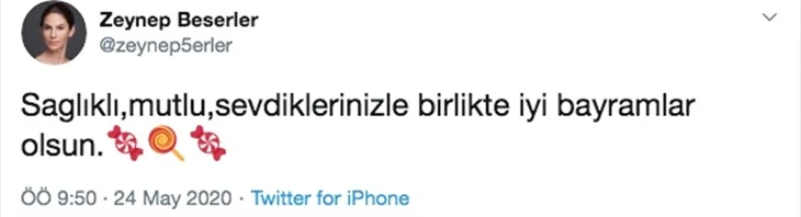 Ünlü isimlerin bayram mesajları...