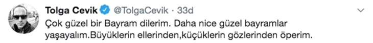 Ünlü isimlerin bayram mesajları...