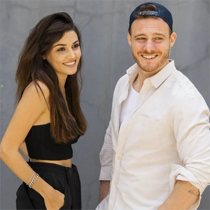 Hande Erçel ile Kerem Bürsin’in eğlenceli anları...