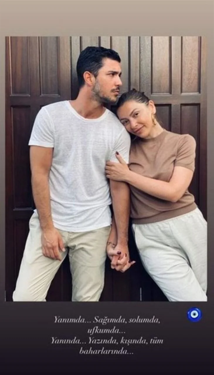 Hadise ve Kaan Yıldırım'dan aşk pozu