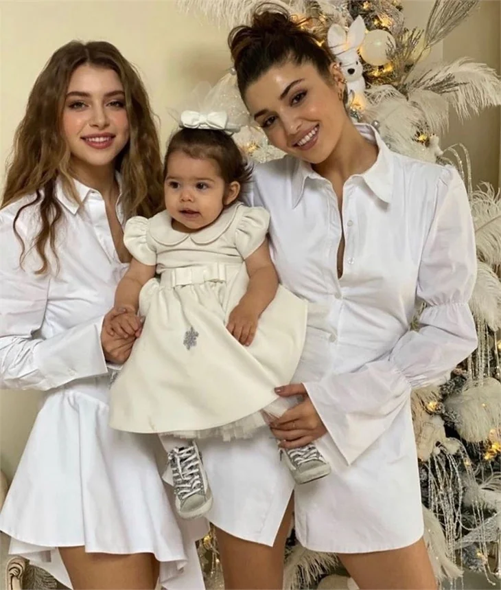 Hande Erçel'in yeğeni Aylin Mavi'ye 1. yaş partisi!