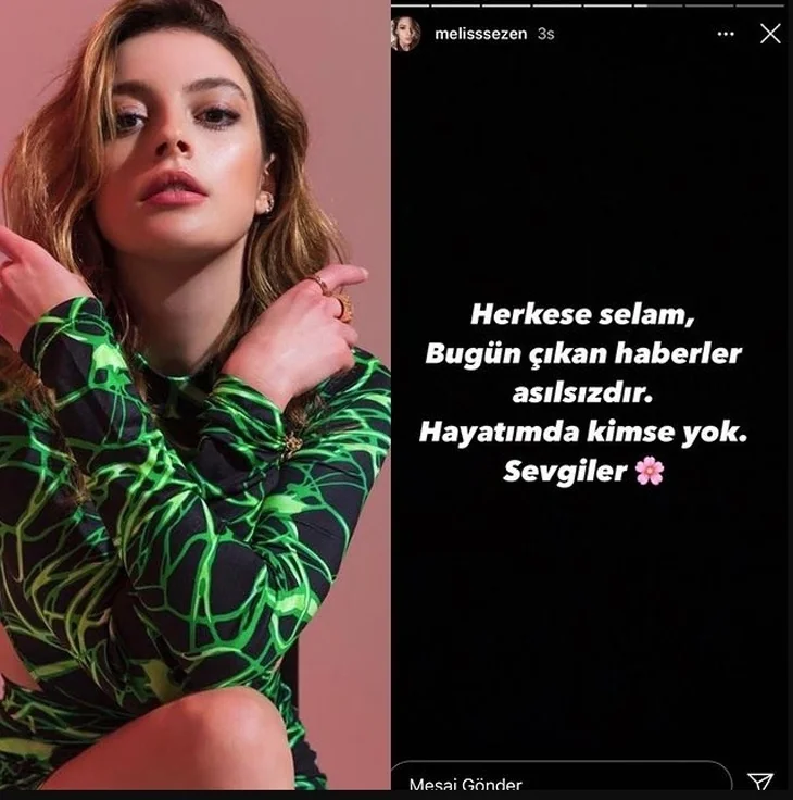 Melis Sezen'den Murat Dalkılıç açıklaması...