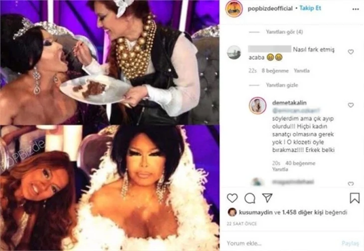Demet Akalın'ın tuvaletini hangi ünlü kirli bıraktı?