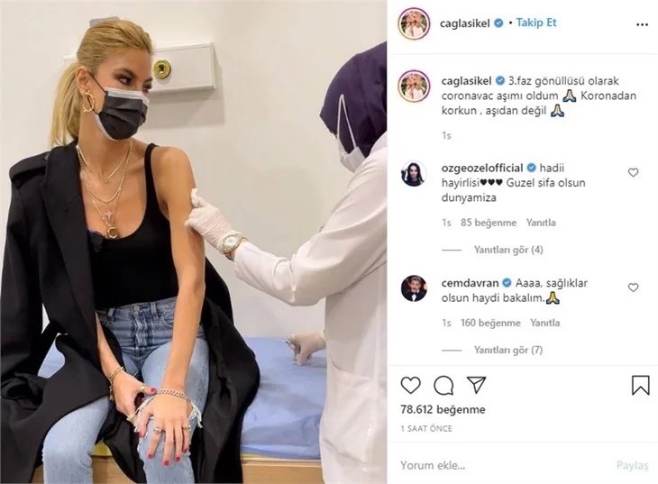 Alişan canlı yayında koronavirüs aşısı oldu!