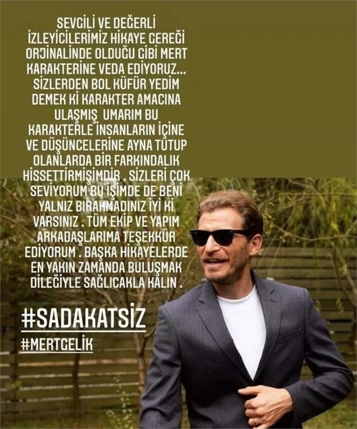 Sadakatsiz'de beklenmedik ayrılık!