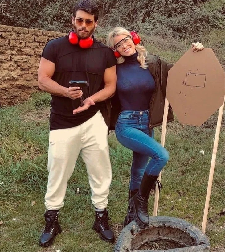 Can Yaman'dan İtalyan sevgilisi Diletta Leotta ile ilk poz!